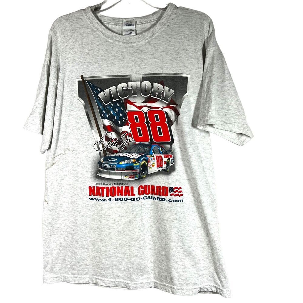 Dale Jr. #88 National Guard 2008 Hendrick motorsports‎ T-Shirt Nascar Large